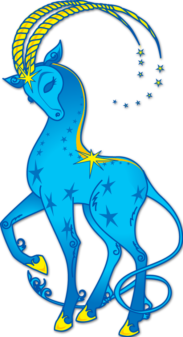 Capricorn Png - Знак Зодиака Козерог (594x1094)