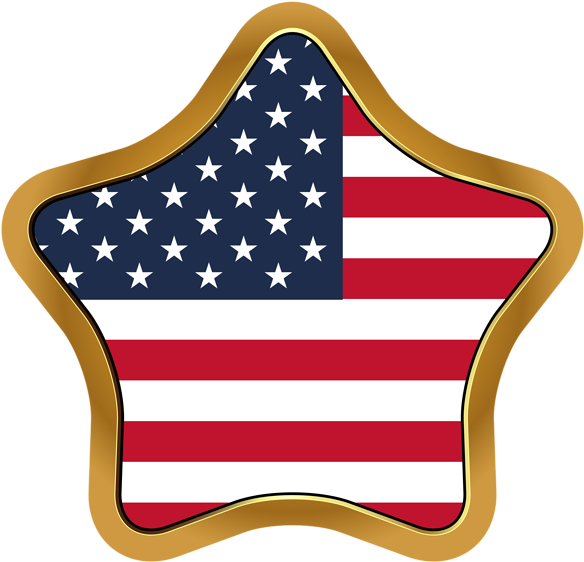 Usa Flag Star Png Clip Art Image Gallery Yopriceville - Us Icon Flag Star Png (850x814)