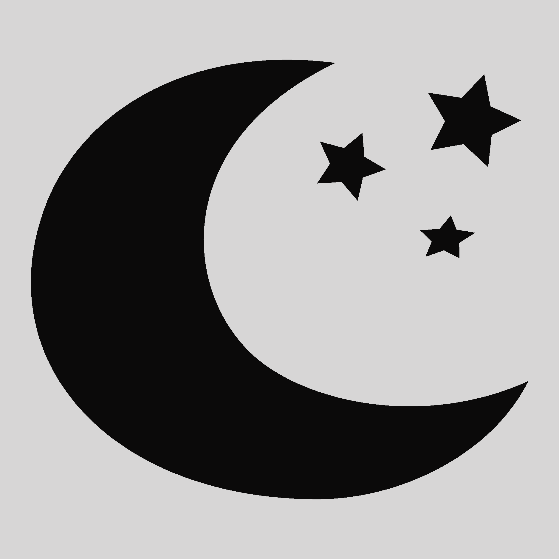 Crescent Moon 3 Stars (1875x1875)