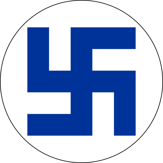 Swastikas On The Wedding Dress As Symbols Of Luck, - Daily Stormer (640x640)