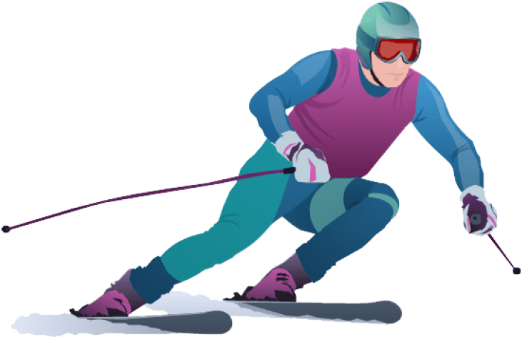 Free Png Skiing Png Images Transparent - Sports In The Winter Olympics (850x715)