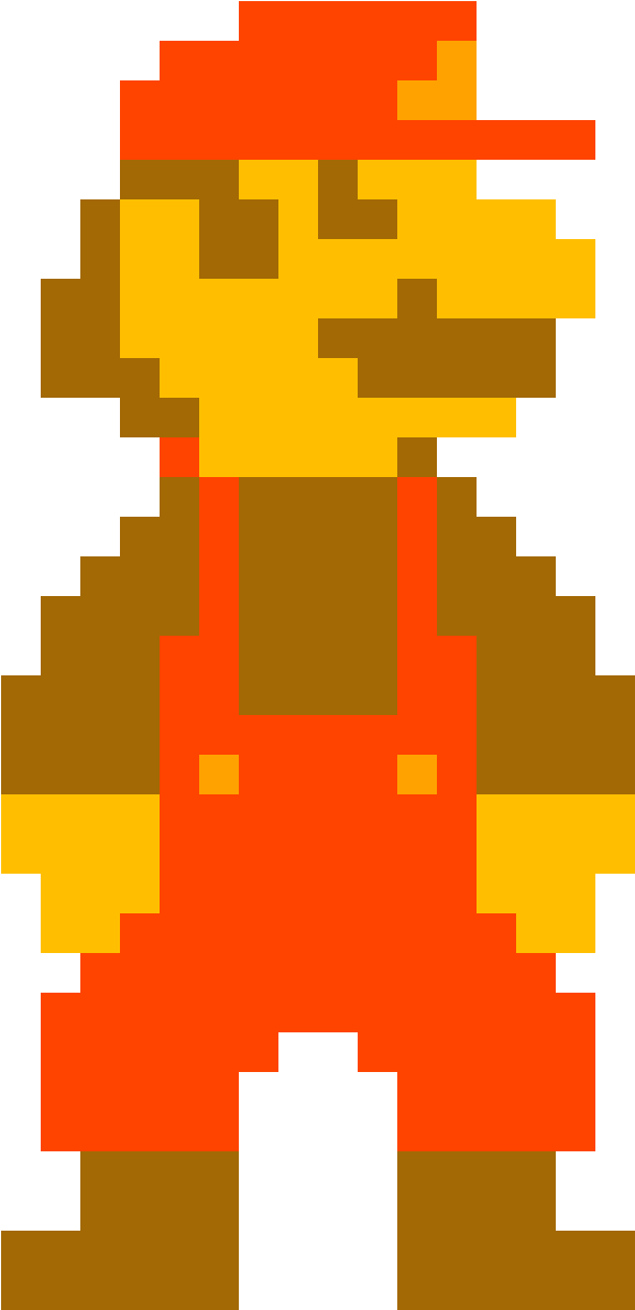 Super Mario Bros - Super Mario Bros Mario Sprite (1152x1188)