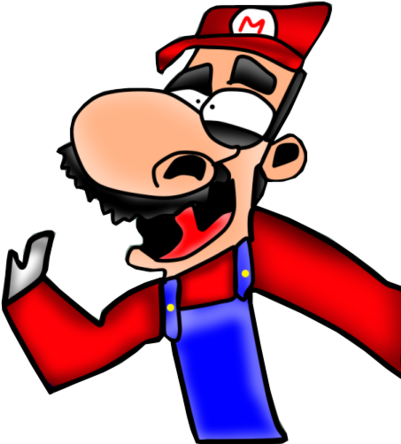 Mario Bros Drunk Version - Mario Bros Drunk Version (400x454)