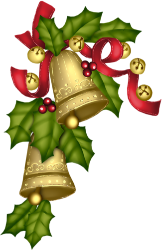 Christmas Bellschristmas Clipartchristmas - Enfeites De Natal Desenhos (325x500)