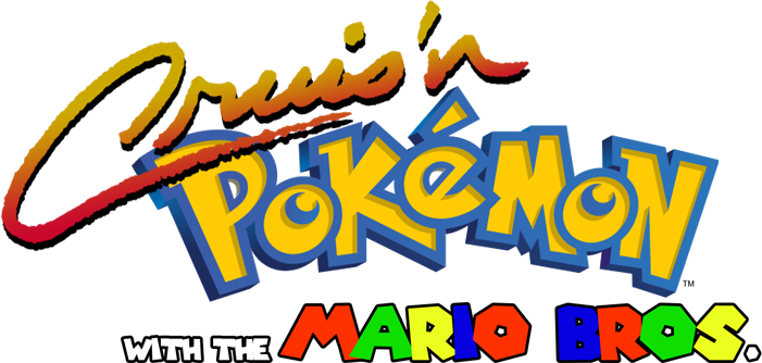 Cruis'n Pokemon With The Mario Bros - Pokemon Let's Go Eevee Logo (701x334)