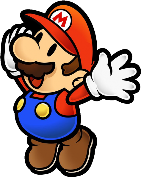 Paper Mario - Google Search - Paper Mario Thousand Year Door Mario (498x600)