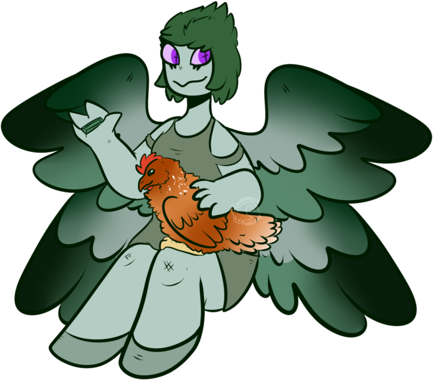Chicken Wings By Angriestpancakes - Cartoon (958x833)
