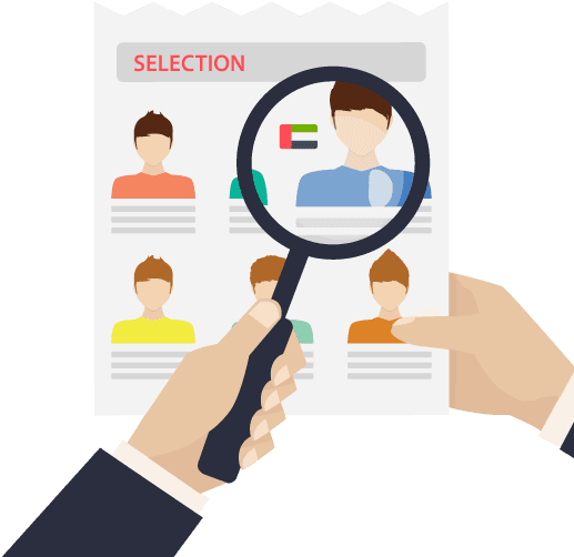 Professional Resume Writers Uae Sample Customer Service - Recruitment Vector Images Png (545x550)