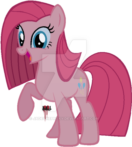 Excited Pinkamena Diane Pie - Cartoon (600x590)