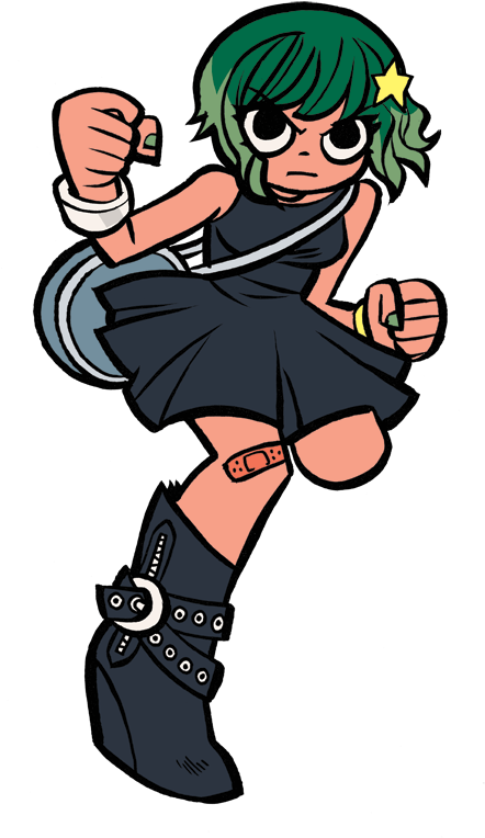 Bad-ass Ramona - Ramona Flowers Comic 6 (449x816)