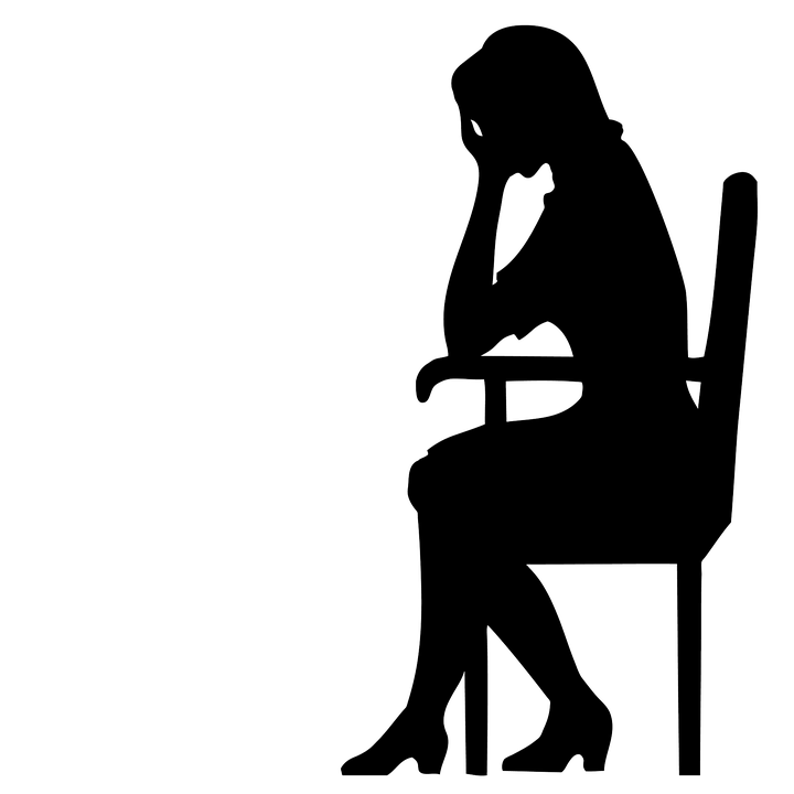 Depression Clipart Depressed Girl - Depression Png (720x720)