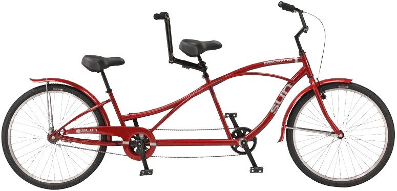 Single Speed Tandem Bike Rental By Wheel Fun Rentals - Sun Biscayne Tandem Bike (775x373)