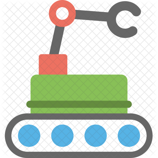 Industrial Robot Arm Icon - Industrial Robot (512x512)