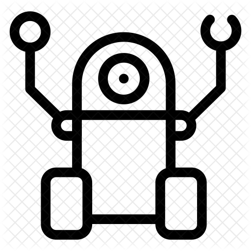 Robotic Arm Icon - Robot Line Icon (512x512)