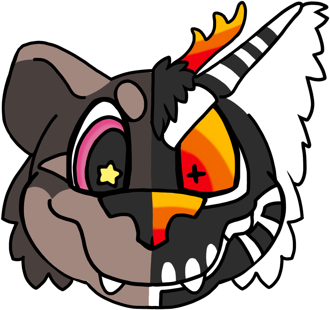 Just Drew These Cute Half Sona Faces For Myself And - Cartoon (1200x1200)