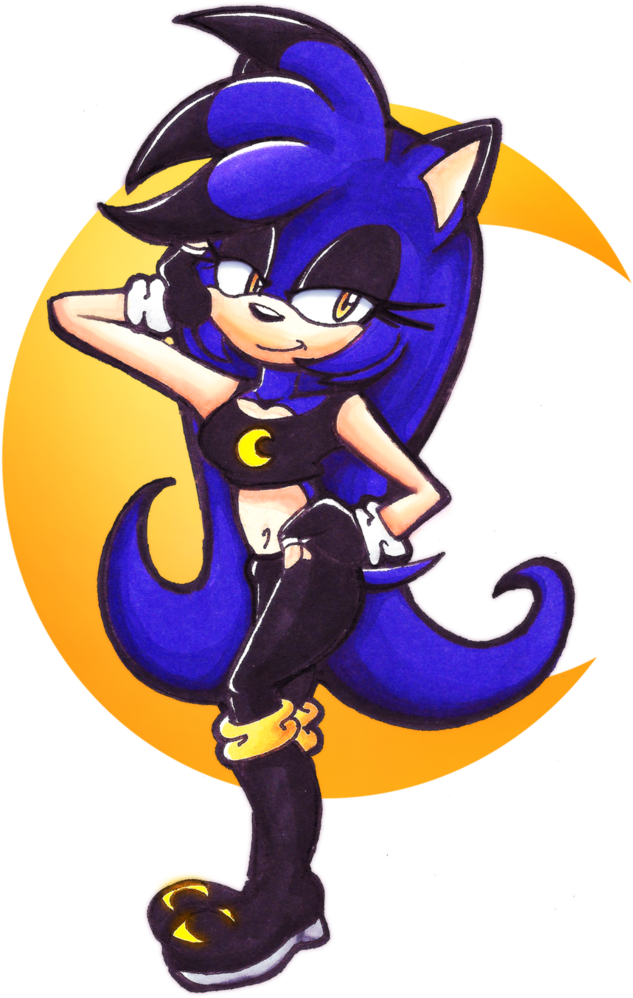 Tsuki The Hedgehog By Jovialnightz - Cartoon (755x1059)