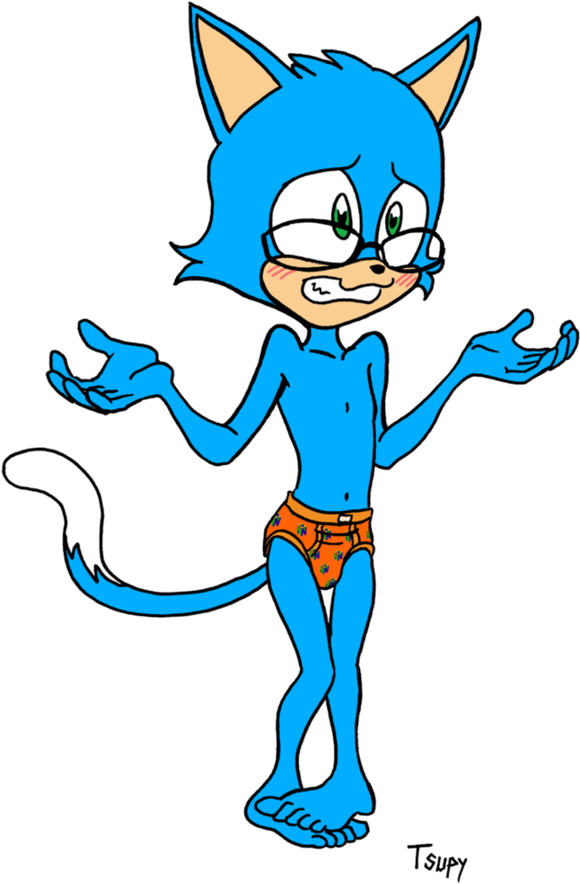 Lachlan The Cat's Underwear By Tsupy - Gumball In Underwear (770x1037)