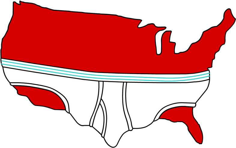 File - Usa Underwear - Png - United States In Underwear (800x504)