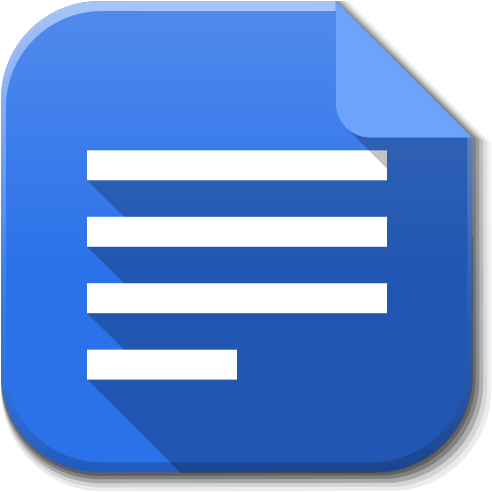Free Google Apps Icon Pack - Google Docs Icon .ico (512x512)