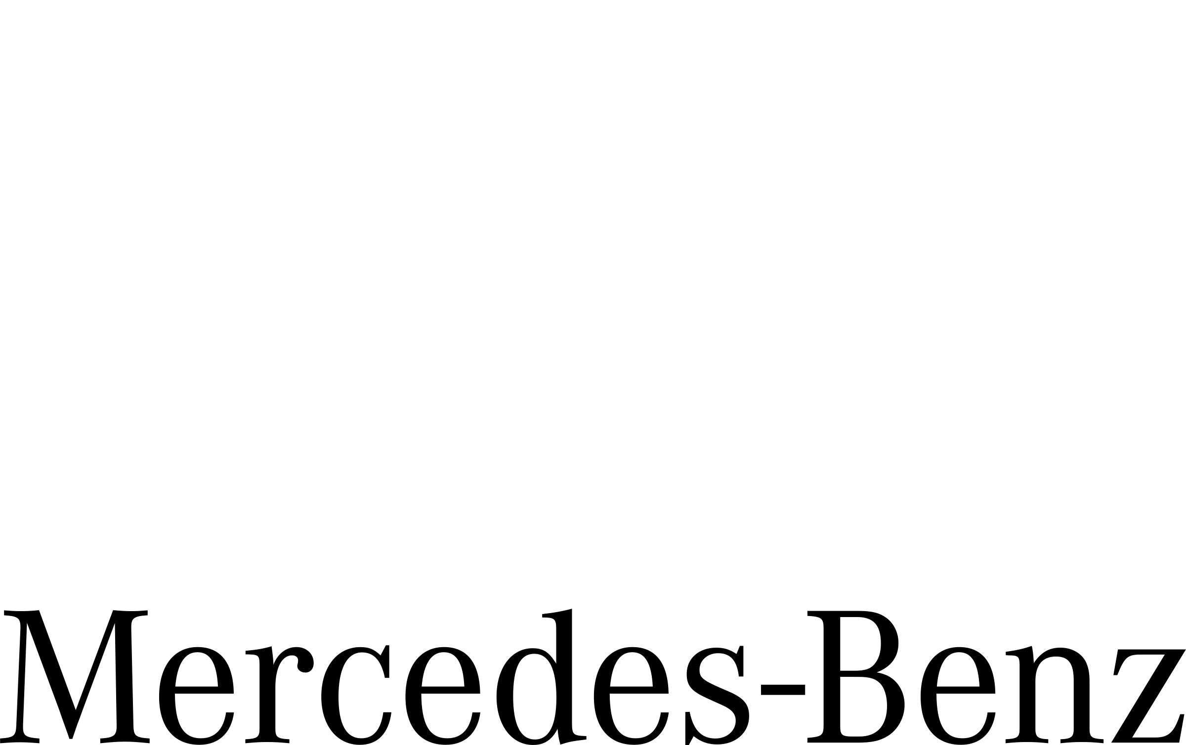 Mercedes Logo Black And White - Mercedes Benz (2400x1508)