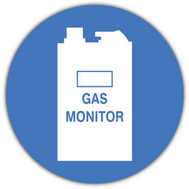 Carbon Monoxide Gas Monitor Safety Sign - Jpg File Icon Png (400x400)