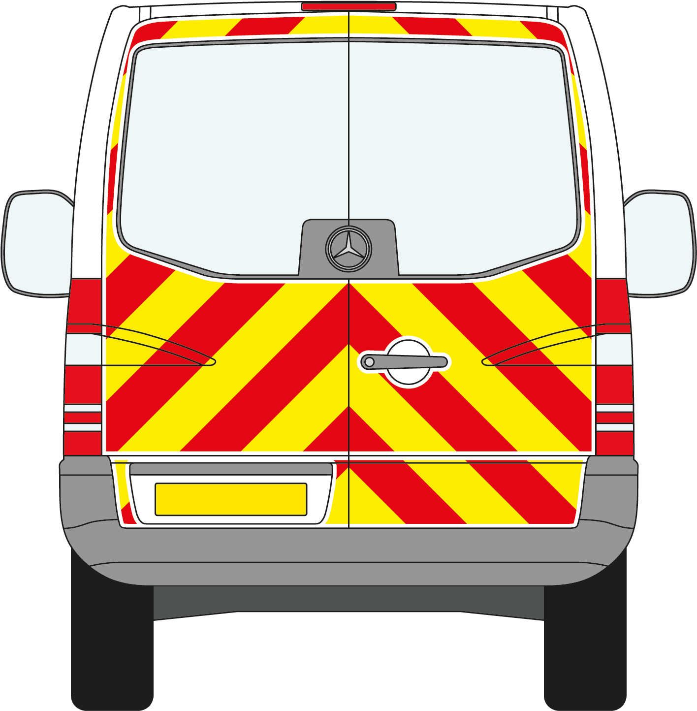 Full Glazed - Clip Art Mercedes Sprinter (2000x2000)