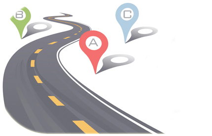 Lokalizacja - Векторы Человек В Дороге (442x282)