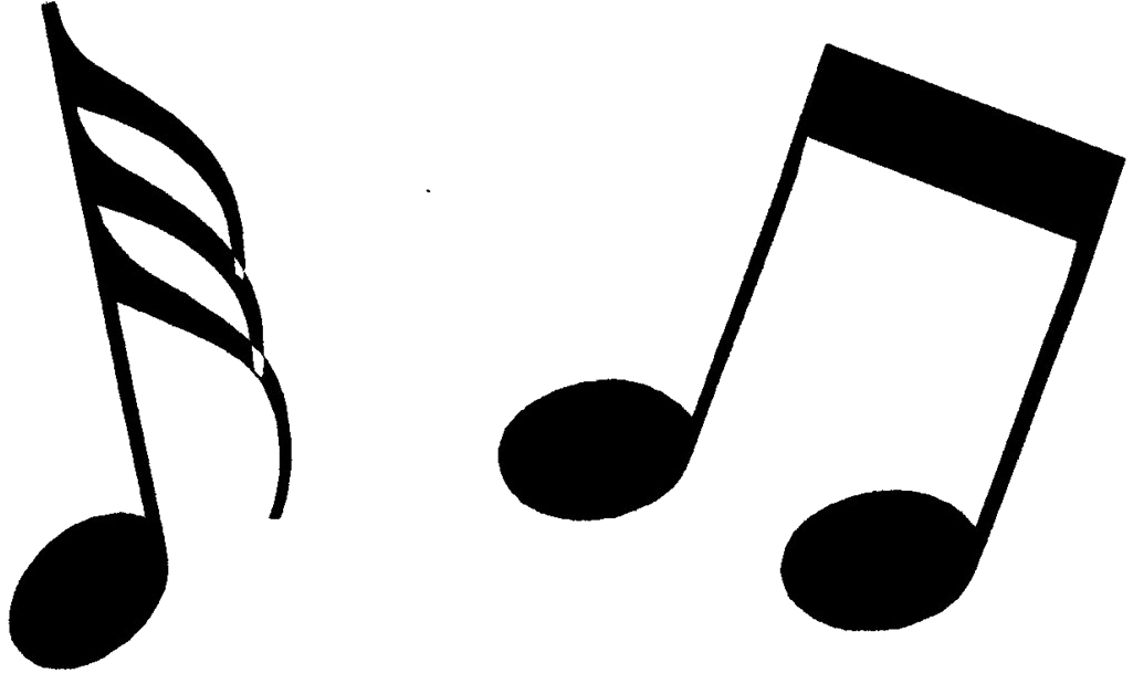 Music Notes Png Clipart - Music Symbols Clip Art (1024x618)