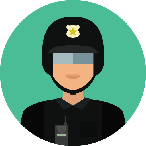 Police Free Icon - Occupation Icon Png (512x512)