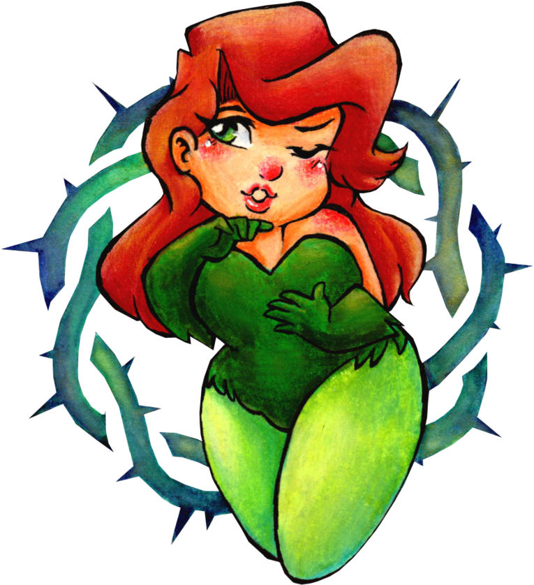 Poison Ivy By Inya-spring - Poison Ivy (808x988)