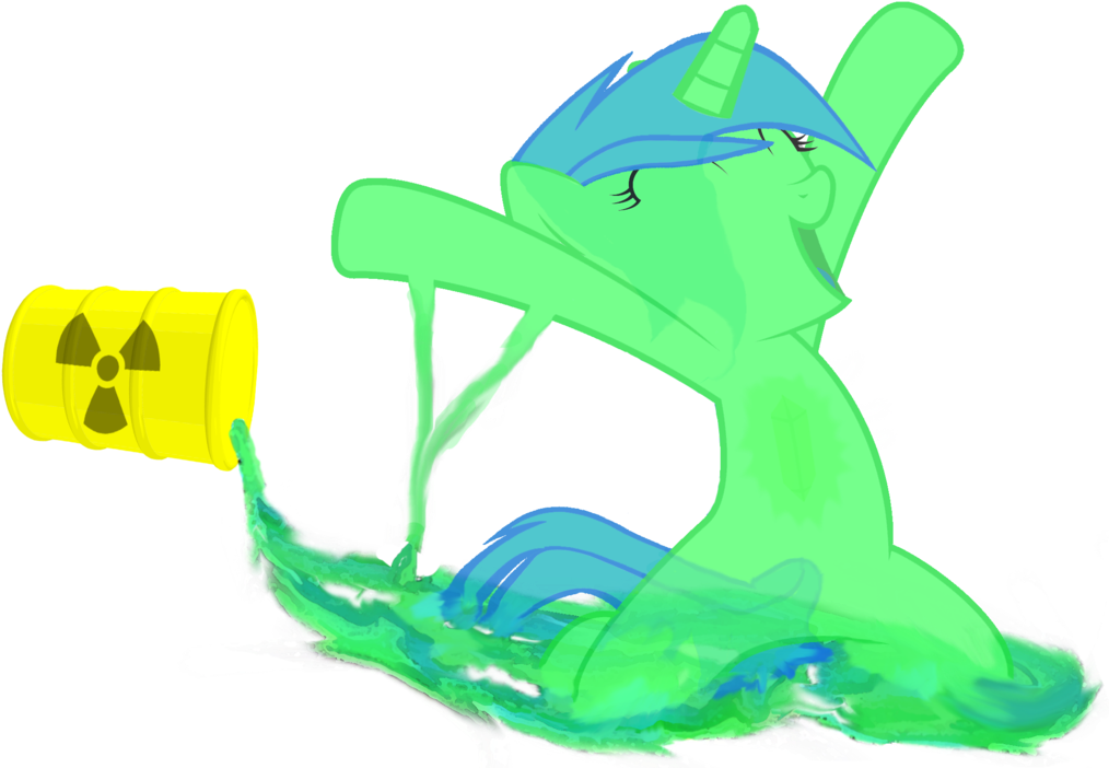 Nuclear Acidic Goo Pony By Awesomeeel - Nuclear Pony (1024x715)