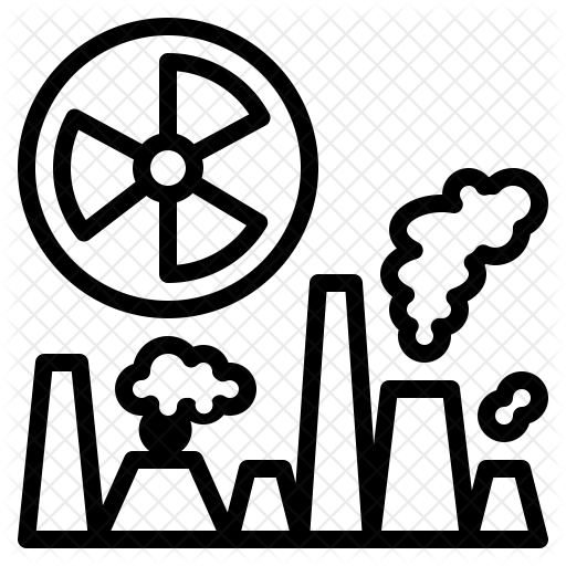 Nuclear Powerplant Icon - Nuclear Power Plant (512x512)