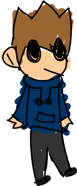 Scribble Tom By Lovesnivi - Cartoon (275x625)