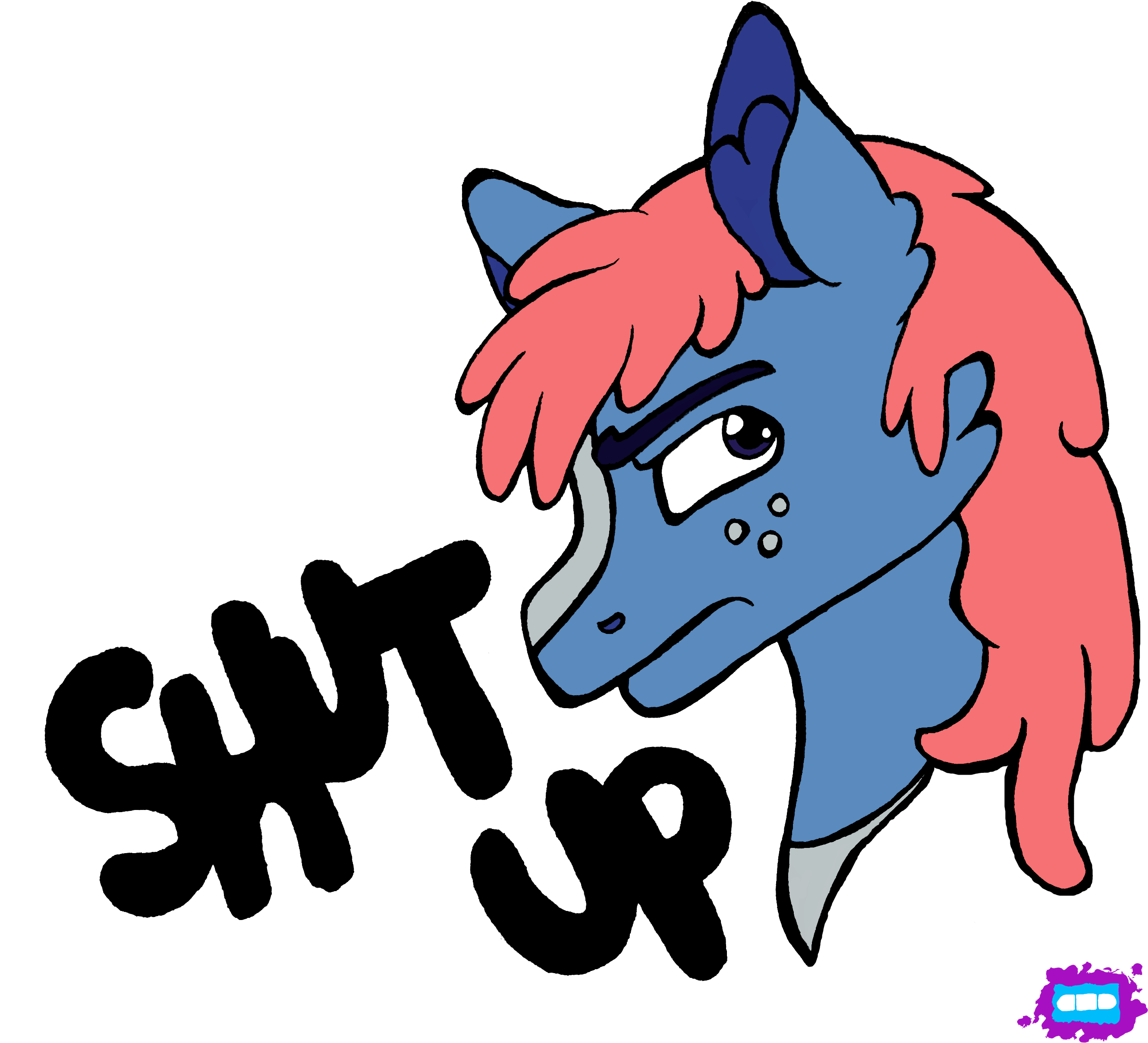 Moddie, Bust, Freckles, Oc, Oc Only, Oc - Cartoon (4000x2536)