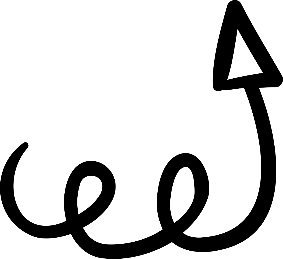 Up Arrow With Scribble Comments - Scribble Arrow (980x896)