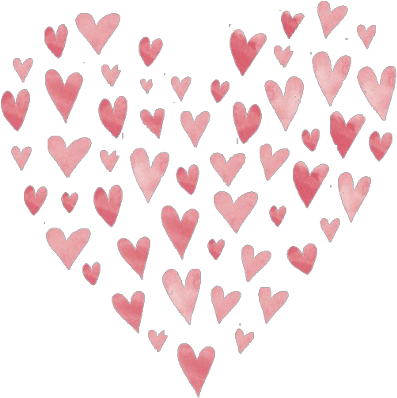 Love Hearts Tumblr Transparent Pink Hearts Tumblr Heart - Dirty Valentines Cards For Him (450x412)