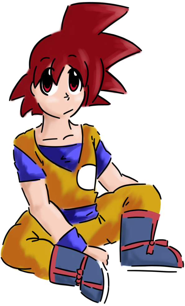 Super Sand God Goku By Bleepsandwich - Goku (737x1085)