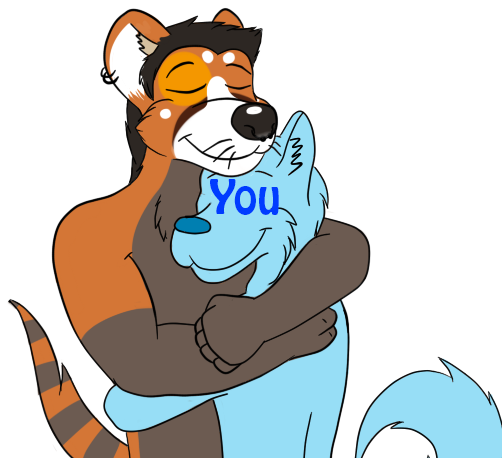 Sly Otter Sticker - Cartoon (512x512)