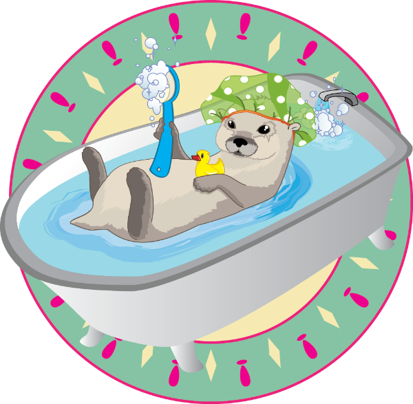 Otter Suds - Art (600x587)