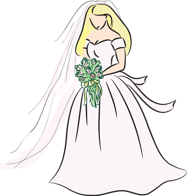 Bride Clip Art & Bride Clip Art Clip Art Images - Clip Art (381x400)