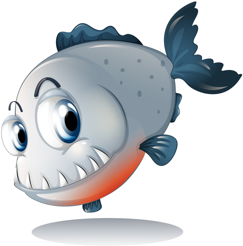 Royalty-free Piranha Clip Art - Piranhas Clipart (986x1000)