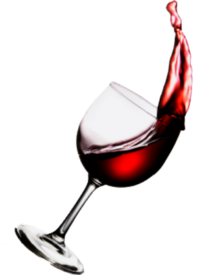Spilt Wine Cliparts - Wine Png (312x400)