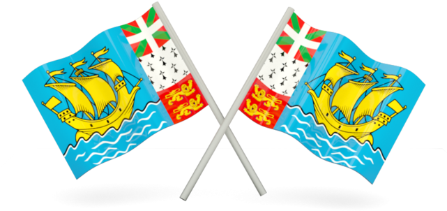 Illustration Of Flag Of Saint Pierre And Miquelon - St Pierre Et Miquelon (640x480)