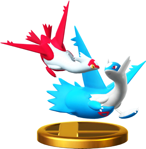Latias & Latios Trophy Ssbwu - Latias Latios Png (512x512)