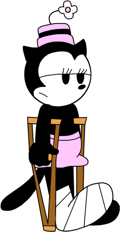 Ortensia Walking With Crutches By Marcospower1996 - Crutch (894x894)