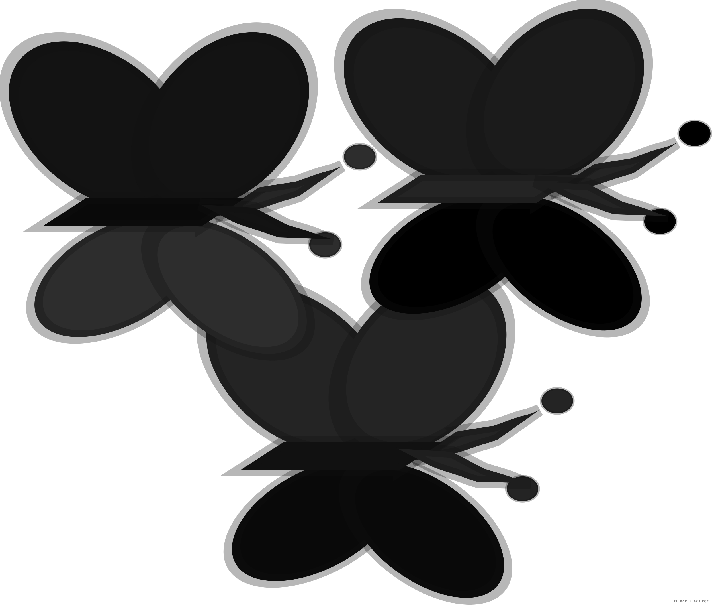 Butterfly Animal Free Black White Clipart Images Clipartblack - Portable Network Graphics (2500x2122)