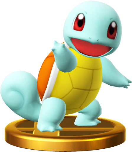 Squirtle Trophy Ssbwu - 꼬부기 Png (512x512)