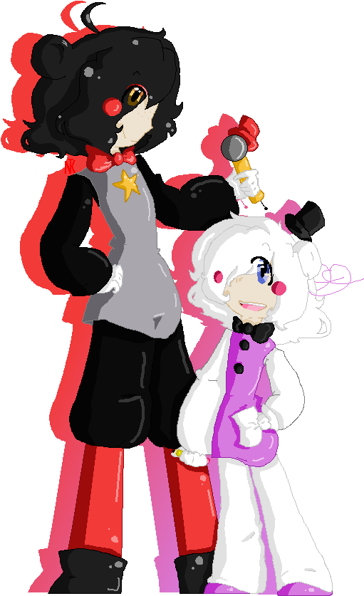 Lefty And Helpy By Theonlysoul - Fnaf Helpy X Lefty (600x906)