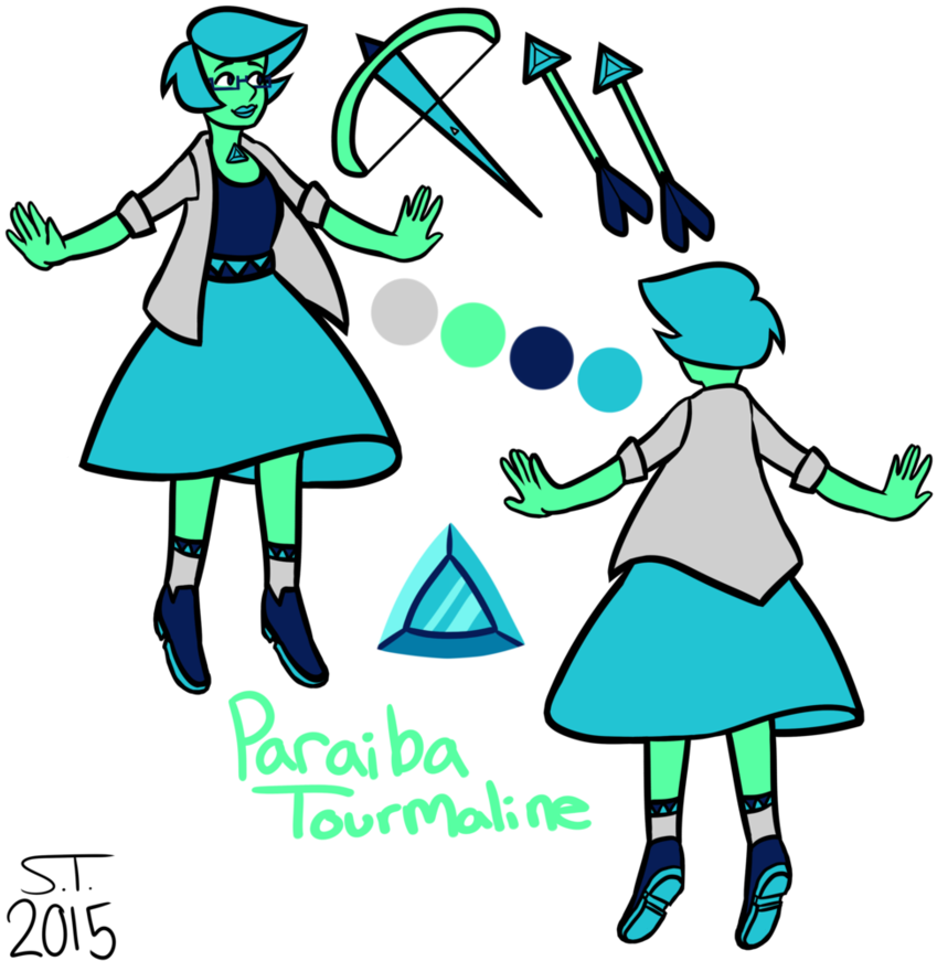 Pariaba Tourmaline Reference By St-temple - Illustration (894x894)