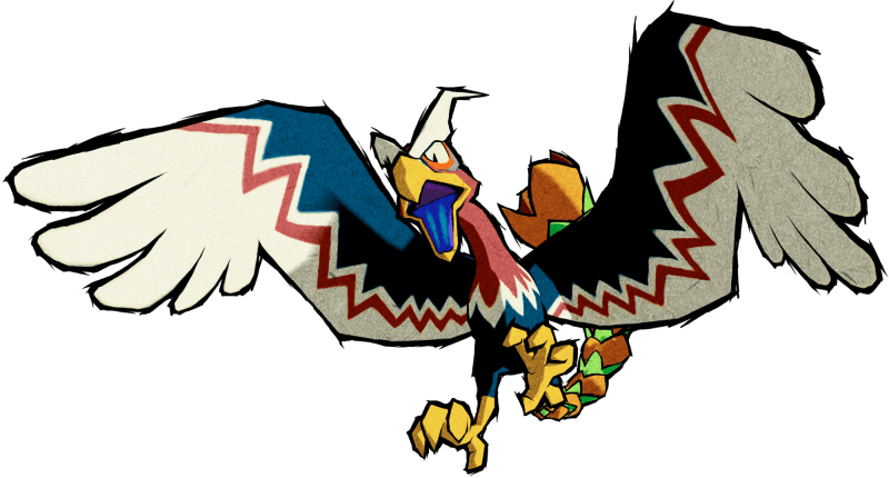 #kargaroc From The Official Artwork Set For #tloz #thewindwaker - Zelda Wind Waker Bird (800x430)